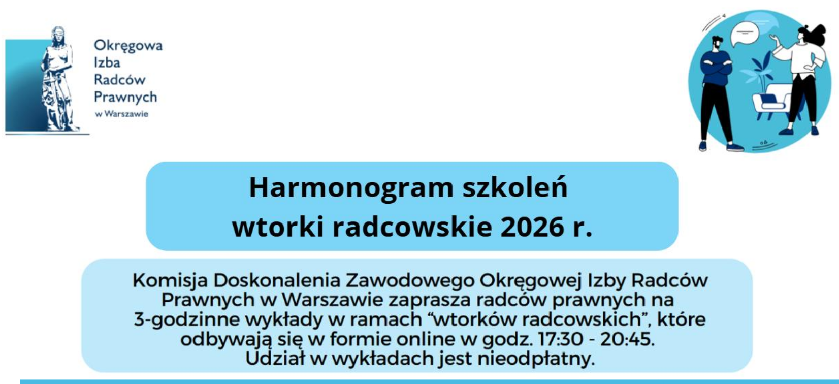 A series of training sessions for legal advisors in the form of “Legal Advisor Tuesdays”